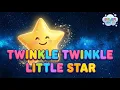 Lagu Twinkle Twinkle Little Star ⭐ Bedtime Lullaby \u0026 Learn Shapes | Relaxing 3D Kids Song | Solavi Kids