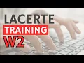 2 Lacerte Training - W2