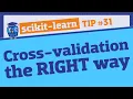 Shuffle your dataset when using cross - val