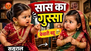 😡 गुस्सैल सासू माँ से परेशान कोकिला बेबी 😂 | Cute Baby Comedy | Family Funny Story