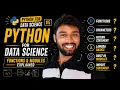 Python Functions Modules Explained in Hindi Python for Data Science Complete Beginner Tutorial