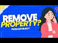 How Do I Remove A Property From A Javascript Object