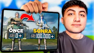 BOŞ HESABA 100.000 UC'LİK HESAP FULLEME!