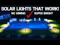 BEST SOLAR LIGHT REVIEW - Just as bright as WIRED Lights