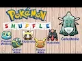 Pokemon Shuffle - Itemless Celesteela-Ribombee-Mudsdale-Raichu Alola-Grimer Alola-Froakie Winking
