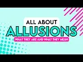 What is an allusion Types of Allusions Biblical Classical Literary Historical Pop Culture