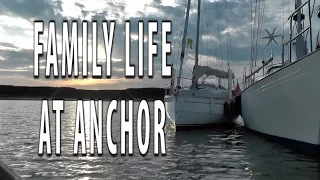 S2E06 Family life at anchor in a Red Fox trailer sailer