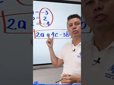Valor numérico de expresiones algebraicas | Ejemplo 4