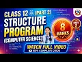 Class 12 C Programming Structure Struct Full Tutorial Part 2 Easy Explanation Programs