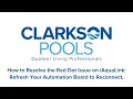 Fixing the Red Dot Issue on iAquaLink Refresh Your Automation Board Clarkson Pools How-To Guide