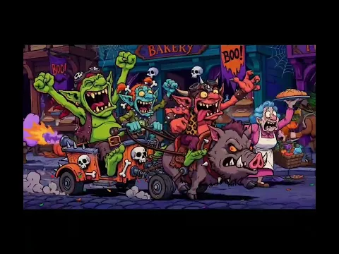 Official - Rock On Halloween (Remix) Animated Music Video - PWQ
