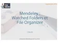 Mendeley : Watched Folders et File Organizer