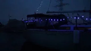 Life is Like Sailing – Putting up the Christmas Lights – 2015