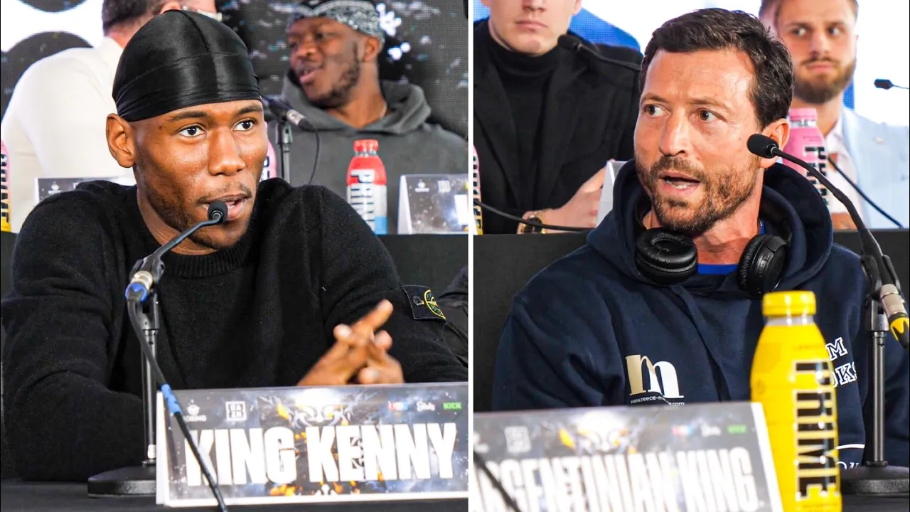 “YOU CAN’T PUNCH” KING KENNY & ADAM BROOKS ARGUE AT PRESS CONFERENCE…