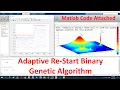 Adaptive Restart Binary Genetic Algorithm Matlab code attached