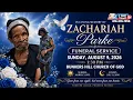 Zachariah Parke Funeral Service
