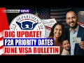 Big update for Green Card families F2A Priority Dates June Visa Bulletin 2026 USCIS News