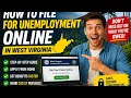 How to file for unemployment online in West Virginia