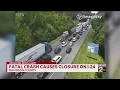 Deadly crash blocks I-24W near Old Hickory Boulevard exit