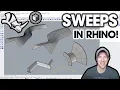 How to Use the SWEEP TOOL in Rhino