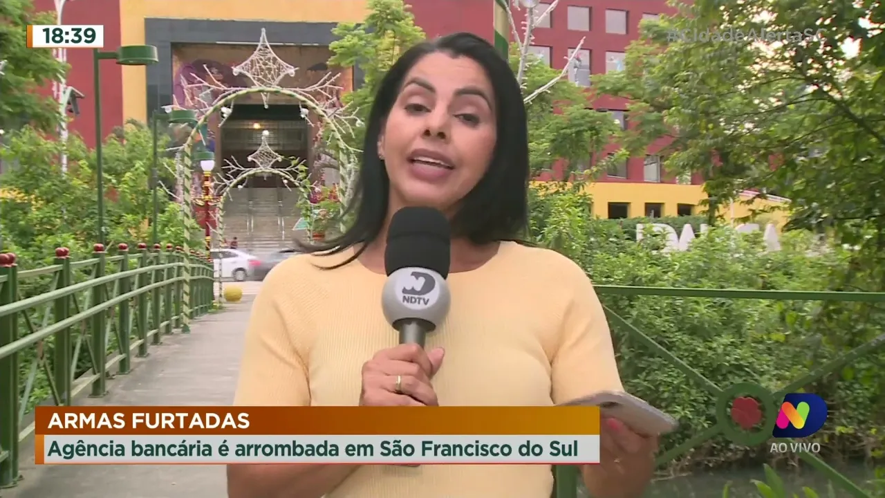 Agência bancária é arrombada em São Francisco do Sul