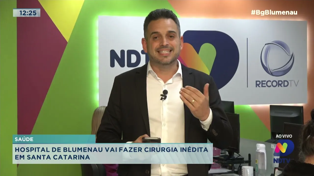 Hospital de Blumenau vai fazer cirurgia inédita em Santa Catarina