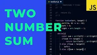 Two sum Algorithm Common Interview questions Javascript