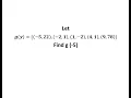 Find values of x using function notation with ordered pairs