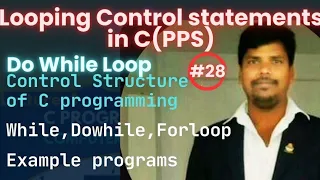 Do While Loop in C PPS Syntax Flowchart Examples C Programming Tutorial