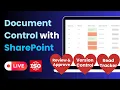 Document Control with SharePoint