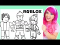 Coloring Roblox Avatars Coloring Pages Prismacolor Markers