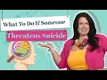 Suicide Threats Manipulation or Real Danger