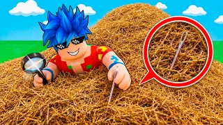El RETO más DIFICIL: Encuentra una AGUJA en un PAJAR en Roblox 😱