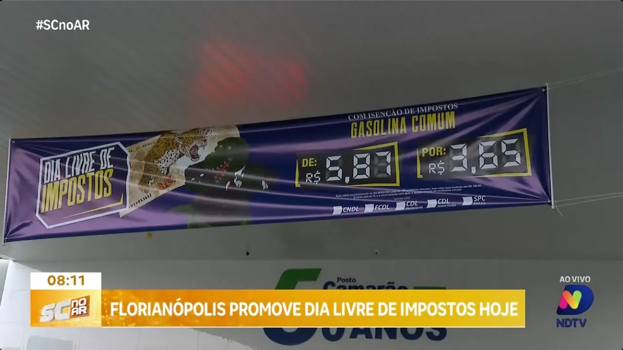 Estabelecimentos de Florianópolis também aderem ao Dia Livre de Impostos