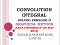 3 17 Convolution integral problem-3 convolution integral problem using graphical method MAY 2016