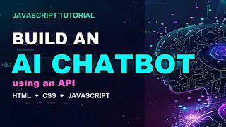 Build a Simple AI Chatbot in JavaScript HTML CSS JS Call an AI API from Scratch
