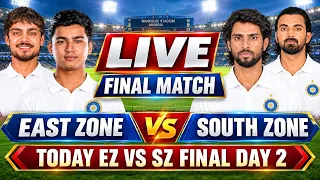 🔴 Live South Zone vs East Zone Final, | Ishan Kishan vs Vaibhav Sooryavanshi  | Duleep Trophy 3rd ss