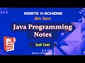 Java Programming 314317 Notes 4th Sem Solutions