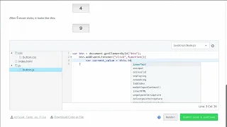 Hackerrank 10 Days of Javascript - Day 8 Create a Button Part 3 of 3