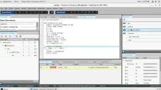 Debugging Python and C Mixed Language Applications