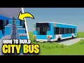 How To Build A CITY BUS in Minecraft