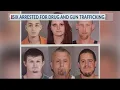 6 arrested in Angelina County after federal investigation into drug firearm distribution