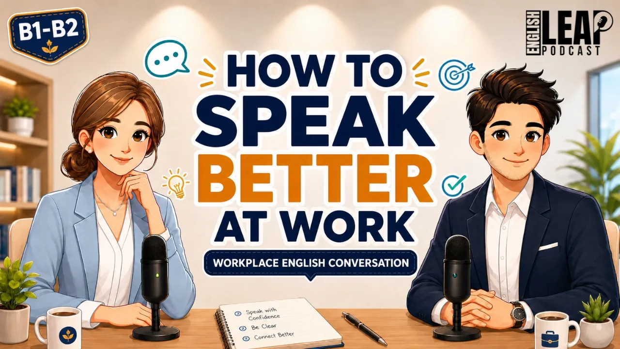 English Podcast for Daily Life English | How to Speak Better at Work | Learn English Conversation: video thumbnail