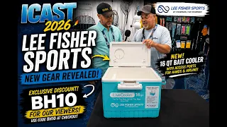 Lee Fisher Sports Reveals NEW Bait Coolers and more tackle ICAST 2026