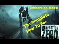 GENERATION ZERO IMMERSION Graphics refine and weapon skins How to load multiple mods