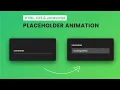 Placeholder Animation With Javascript