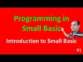 Introduction to Small Basic Class 6 Class 6 Small Basic Run Small Basic Program online