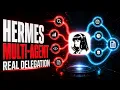 Hermes Multi-Agent Tutorial - Delegation Background Work and Synthesis