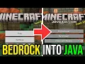 How To Turn MCPE Bedrock Into Minecraft Java