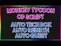 Roblox NEW Monkey Tycoon Script Exploit GUI Pastebin 2022
